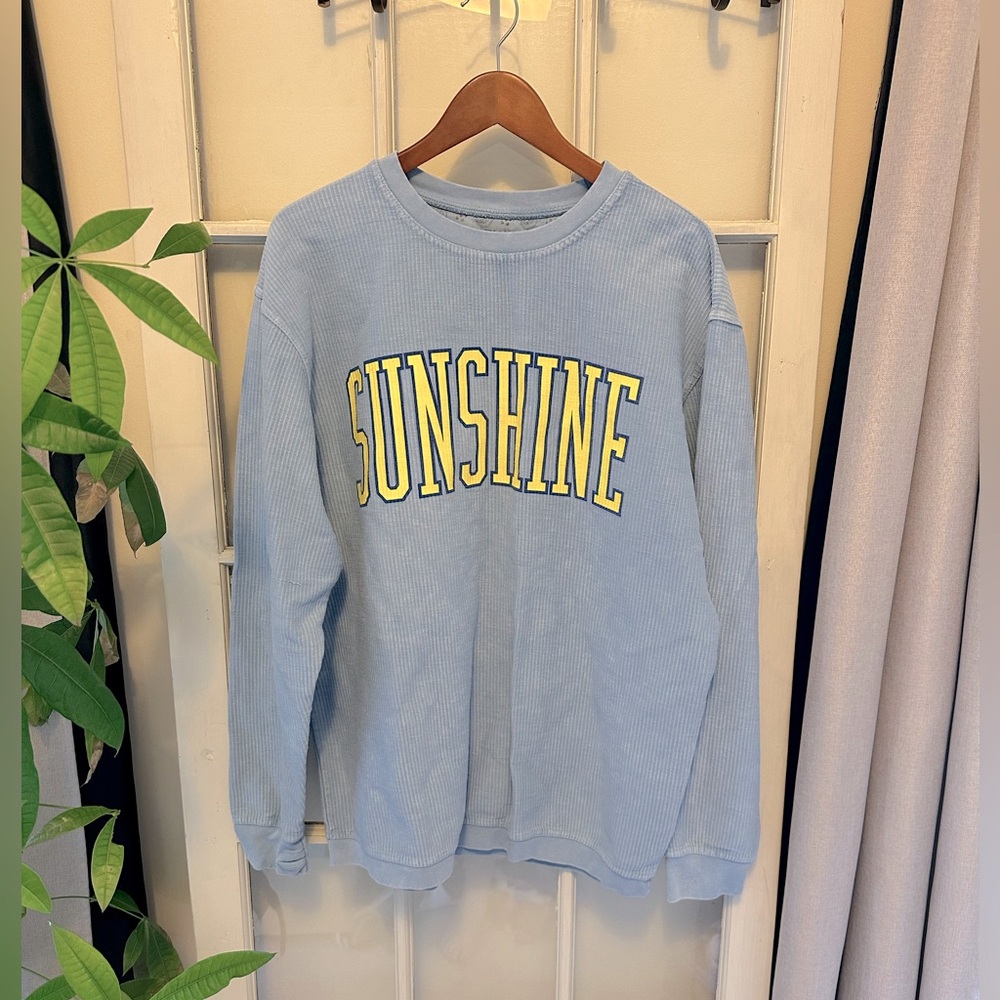 Royce Brand Sunshine Oversized Printed Cord Sweatshirt